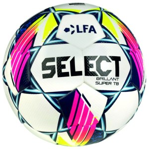 3x Fotbalový míč Select FB Brillant Super TB CZ Chance Liga 2024/25 bílo modrá